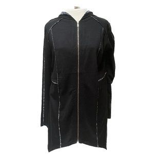 Zenergy Hooded Jacket Chico's Size 1